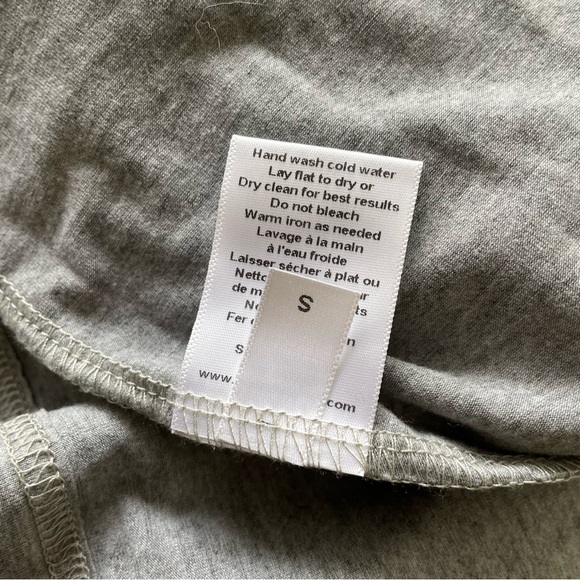 Anthropologie Callahan Gray Linen Blend Tunic Tank Dress Size Small Style 4163 - Picture 11 of 12